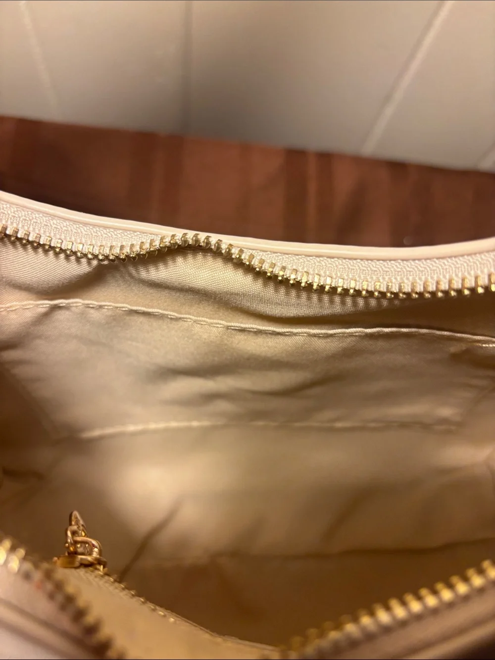 NWT Valentino Orlandi Studded Crescent Hobo Bag with Detachable Wallet